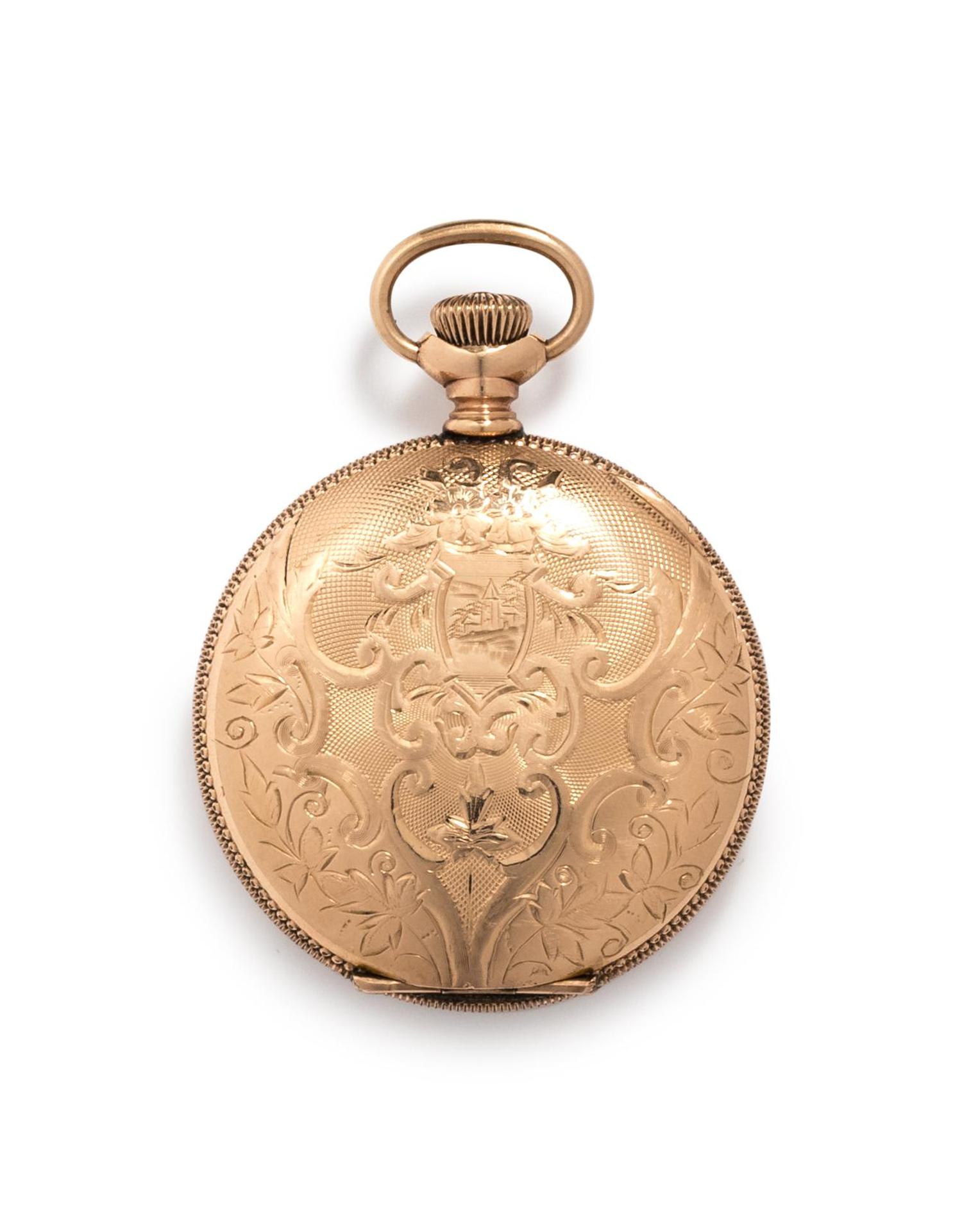 YELLOW GOLD AND GOLD-FILLED HUNTER CASE POCKET WATCH
