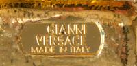 A Gianni Versace Silk Scarf Belt, Length: 30"- 32"; Width: 3".