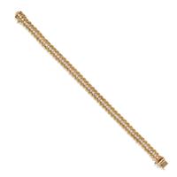 YELLOW GOLD AND DIAMOND BRACELET