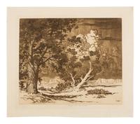 Three Works: Mesa Encantada, N. Mex, Pinon Trees - New Mexico, and Navajo Church