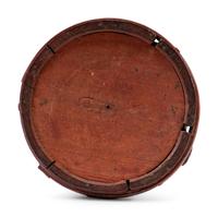 A Red Painted Miniature Firkin