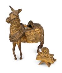 Three Continental Animal-Themed Inkwells