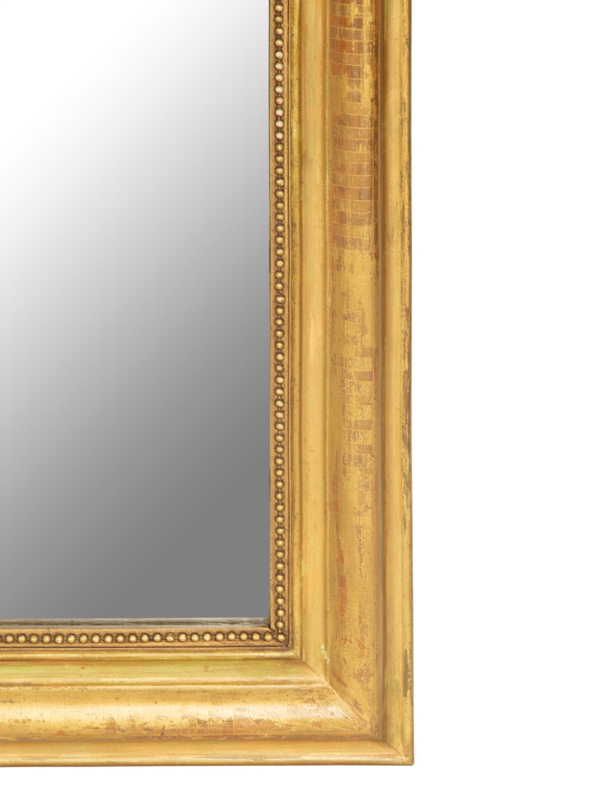 A Louis Philippe Giltwood Mirror