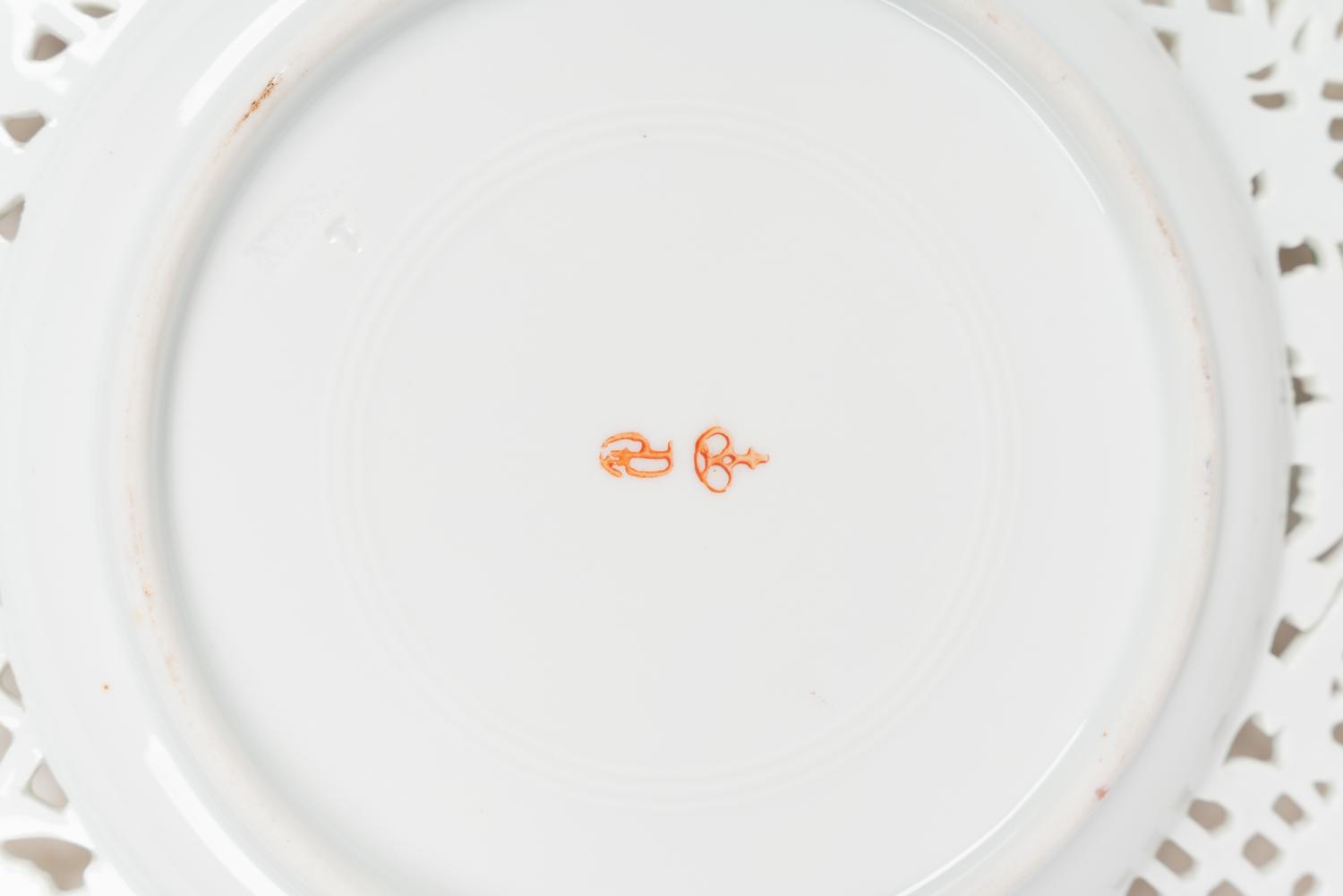 An Extensive Bavarian Porcelain Dinner Service