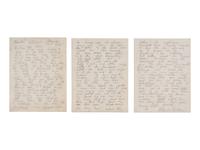 KELLER, Helen Adams (1880-1968) and Michael ANAGNOS (1837-1906 ). A small archive of materials related to Keller and Anagnos, including: