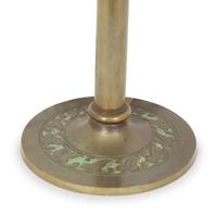 A Pairpoint Puffy Glass Poppy Table Lamp