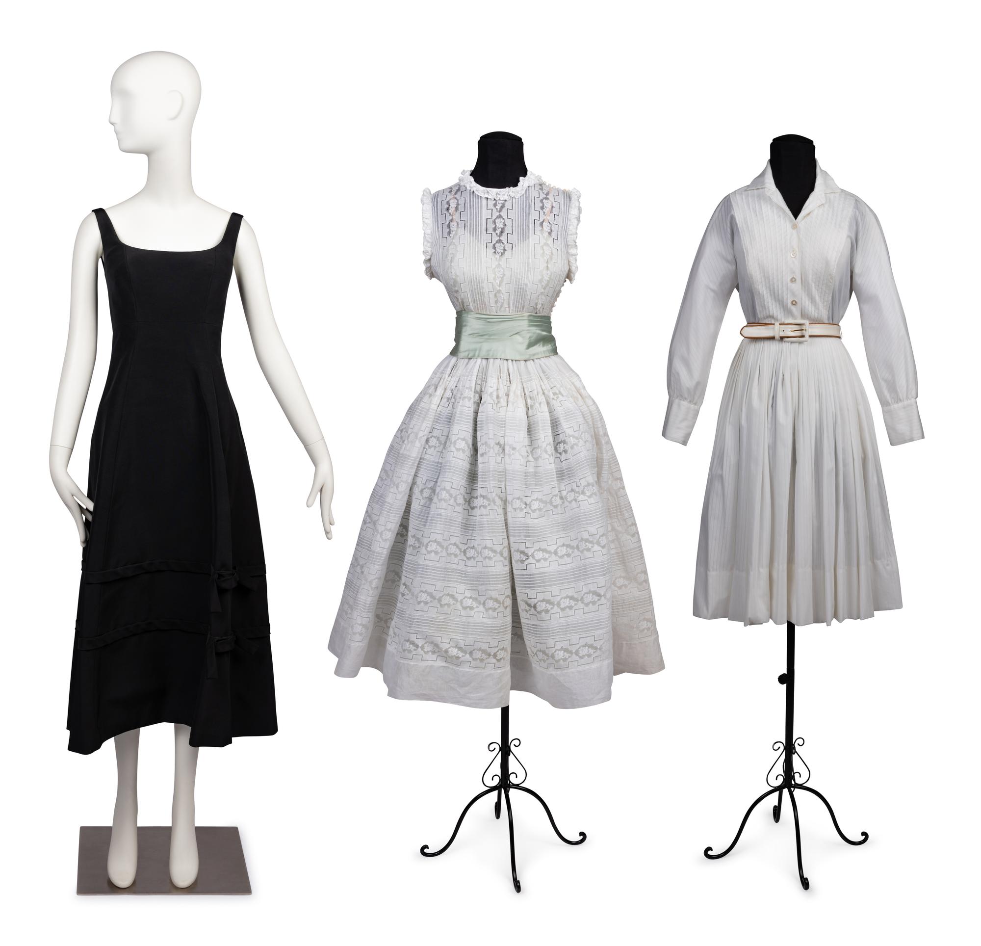 Two Anne Fogarty Dresses and One Traina-Norell Dress, 1950-60s