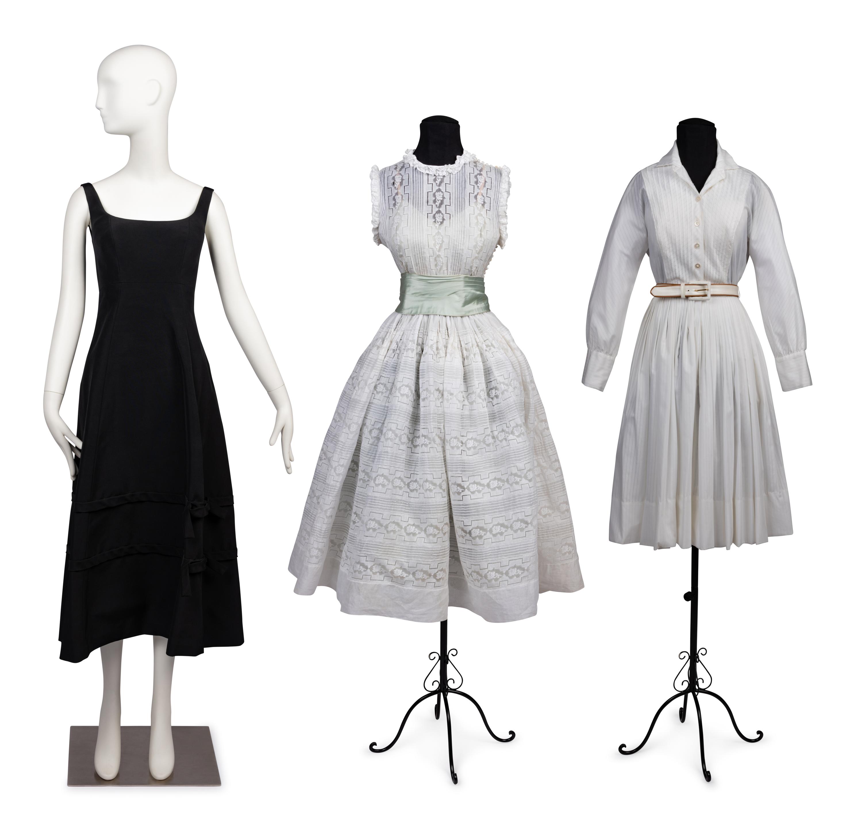Two Anne Fogarty Dresses and One Traina-Norell Dress, 1950-60s