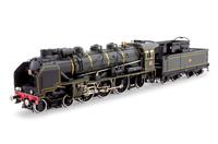 A Fulgurex Polychrome O-Gauge S.N.C.F 4-6-2 Locomotive and Tender