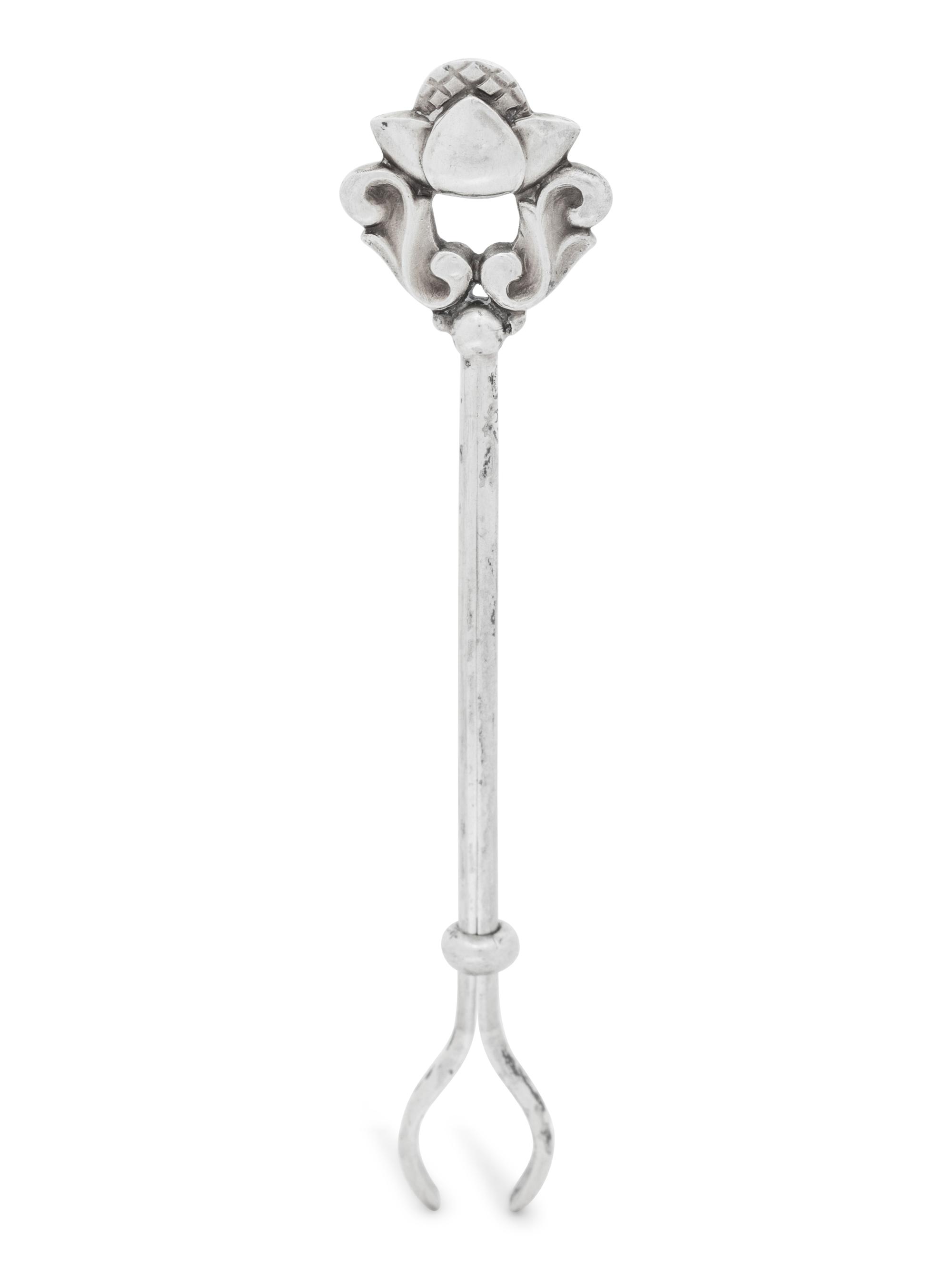 A Georg Jensen Silver Cigarette Holder