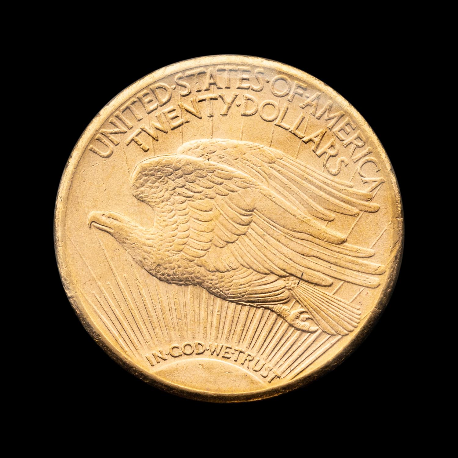A 1909-S Saint-Gaudens $20 Gold Coin