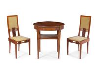 A Late Art Nouveau Table and Chairs