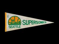 A Complete Set of 23 1980s Michael Jordan Rookie Era NBA Pennants,