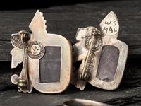 Taxco Silver and Amethyst Pins/Brooches, 1940-1946