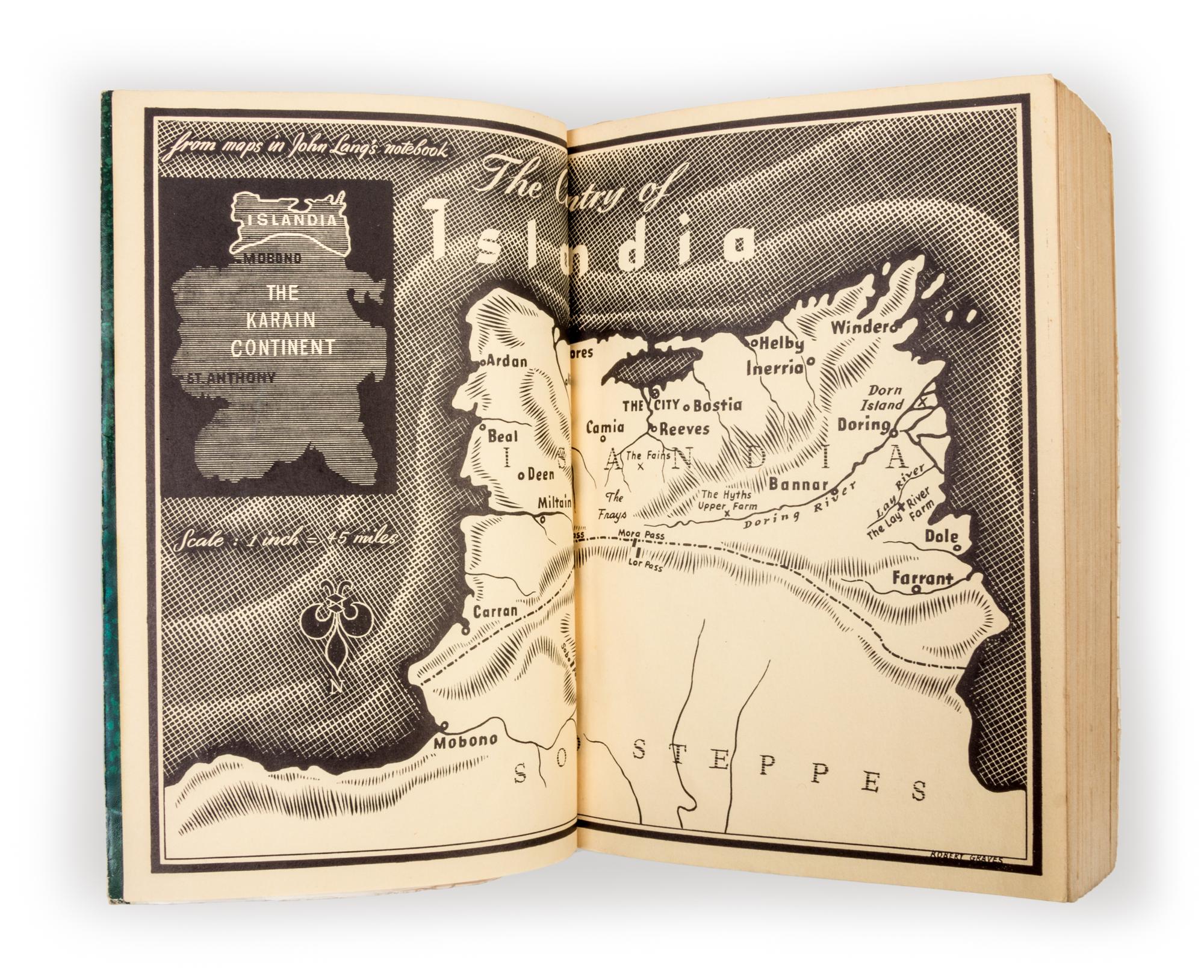 WRIGHT, AUSTIN TAPPAN. Islandia. New York, 1942. With 1 other.