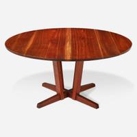 George Nakashima Special "Round Cluster-Base" Dining Table, New Hope, Pennsylvania, 1972