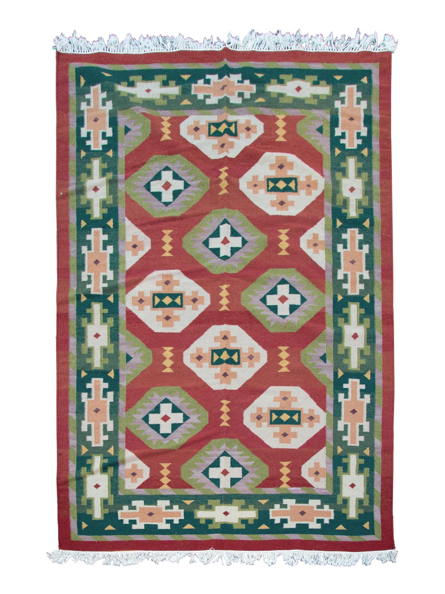 A Turkish Wool Flatweave Rug