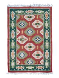 A Turkish Wool Flatweave Rug