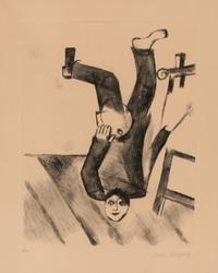 An Der Staffelei (plate 18 from Mein Leben ), 1922