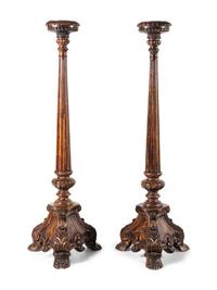 A Pair of Continental Torchieres