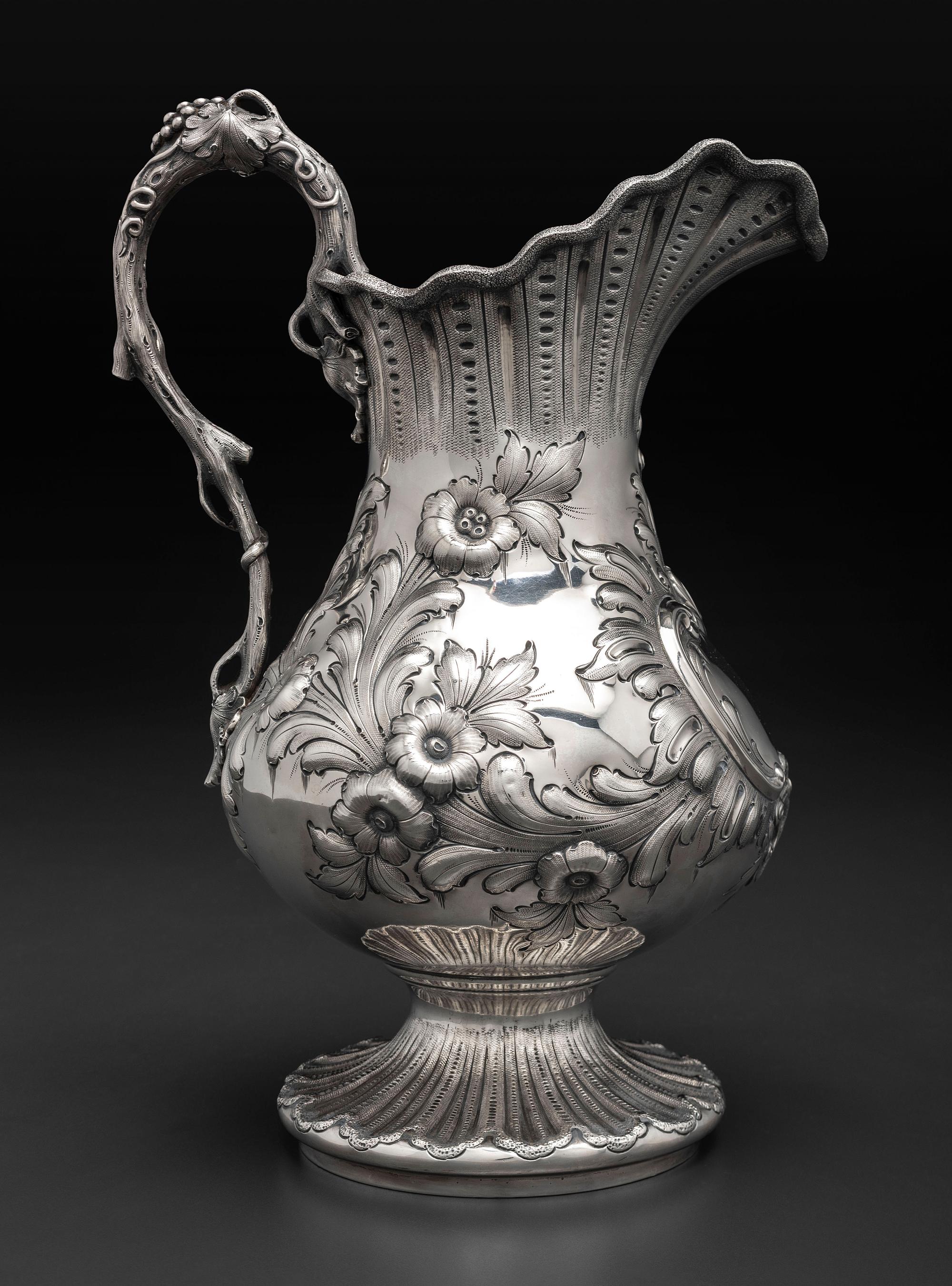 An American Silver Pitcher