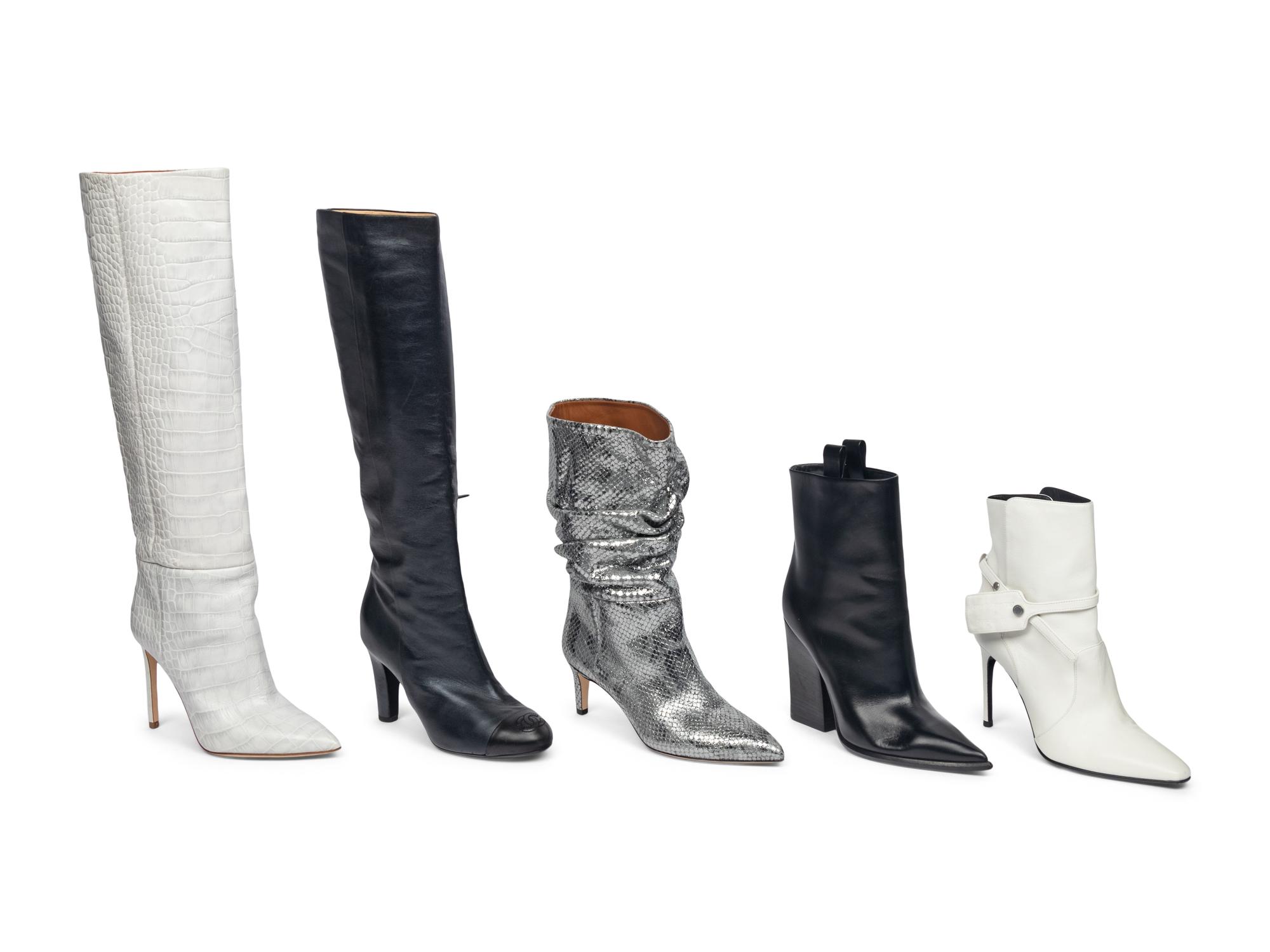 Five Pairs of Designer Boots