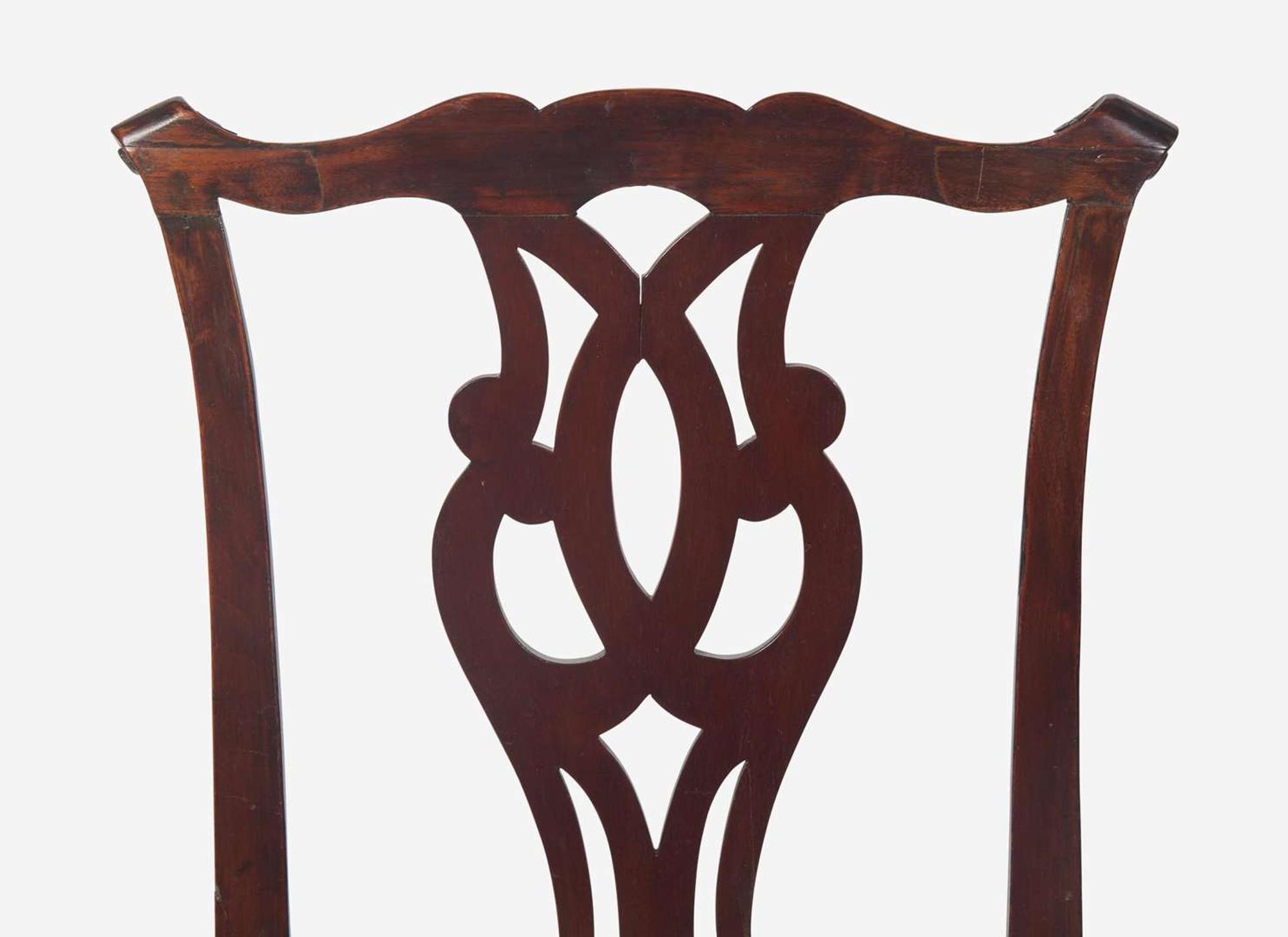 A Chippendale carved mahogany side chair, possibly Southern, late 18th century