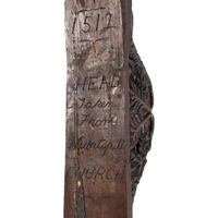 An English Carved Oak Architectural Element