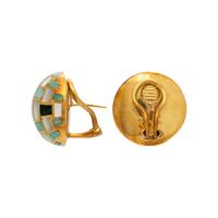 Tiffany & Co., Opal, Mother-of-Pearl, and Yellow Gold Earrings