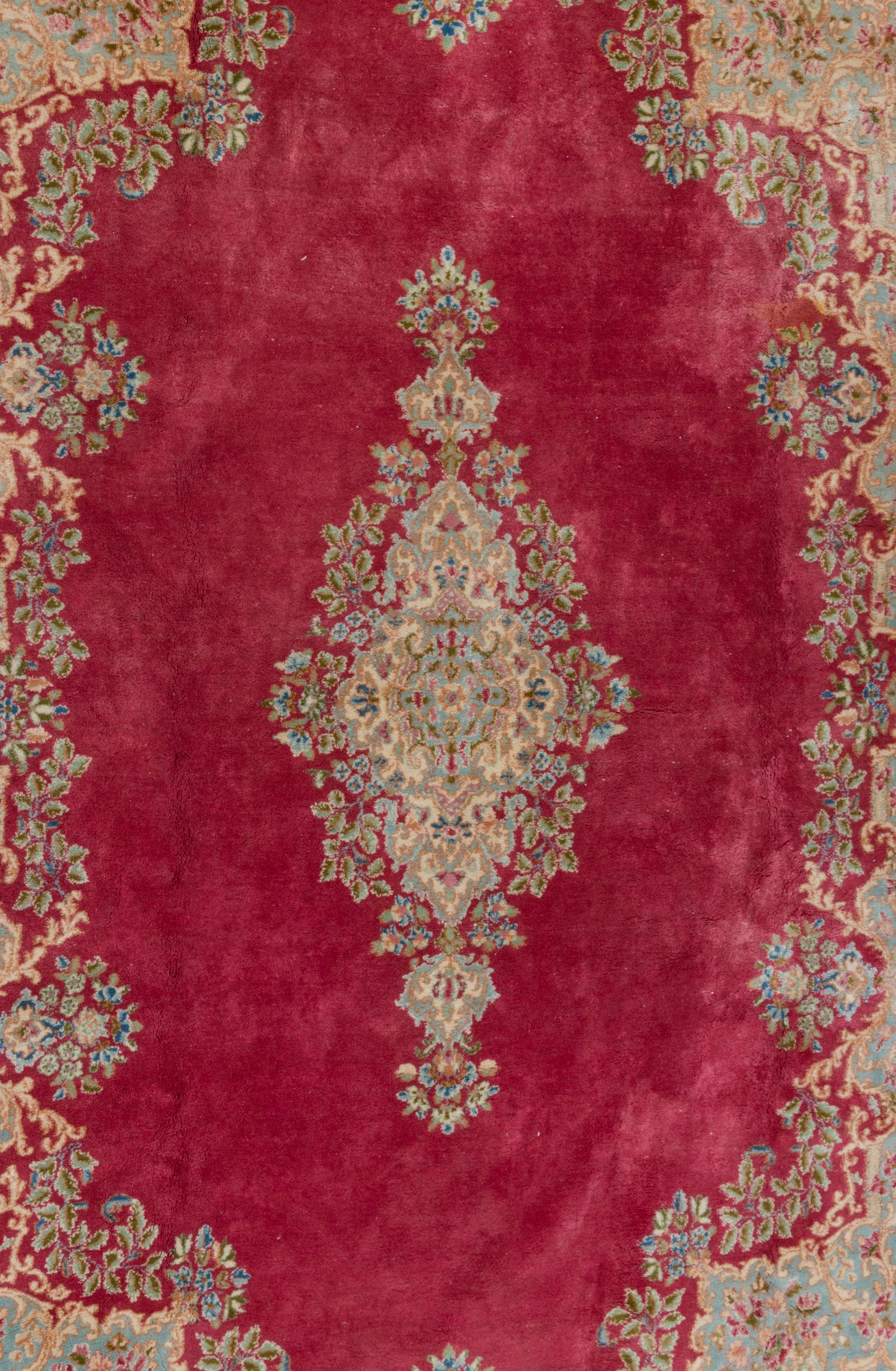 A Kirman Wool Rug