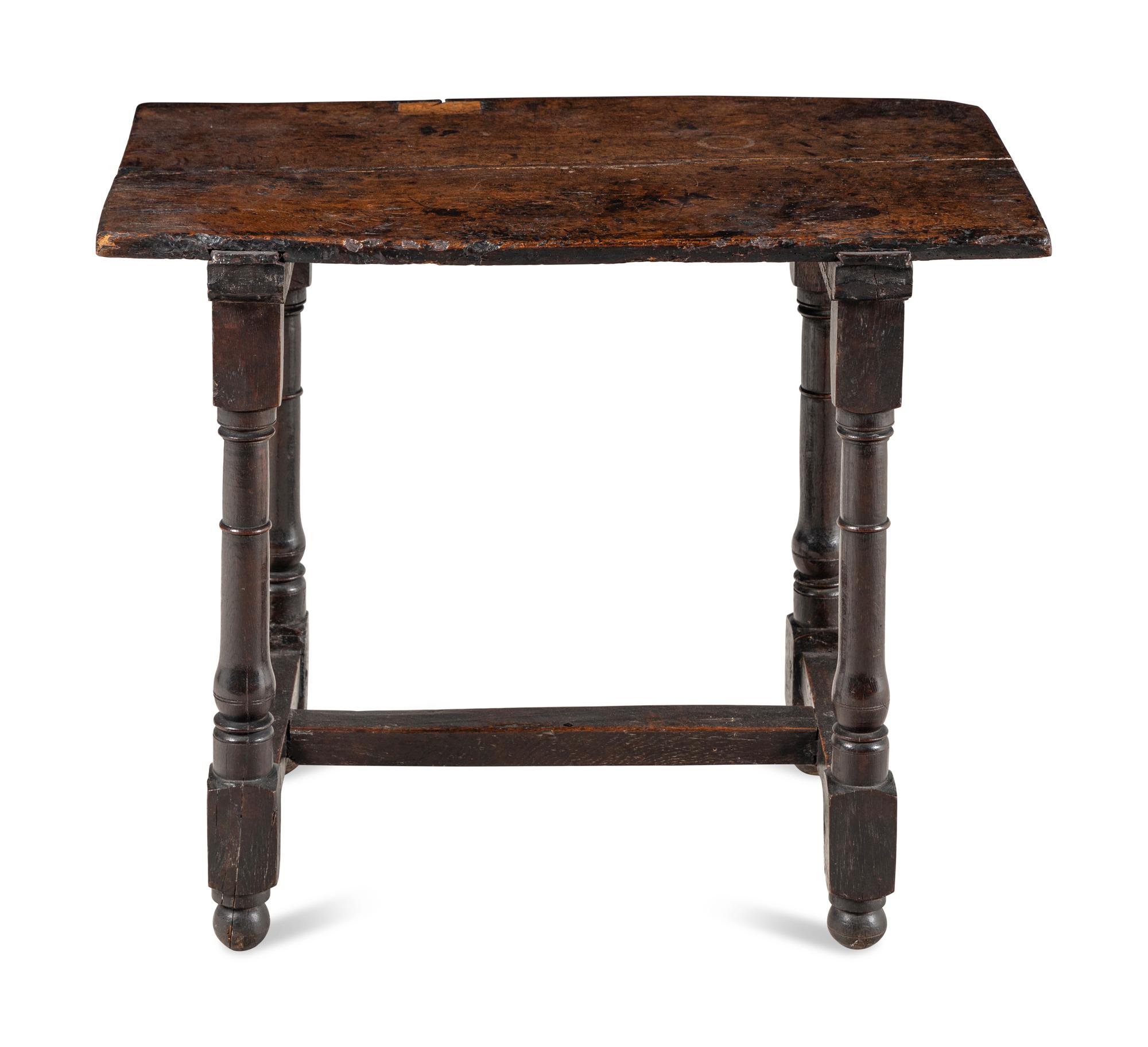 A Continental Oak Side Table