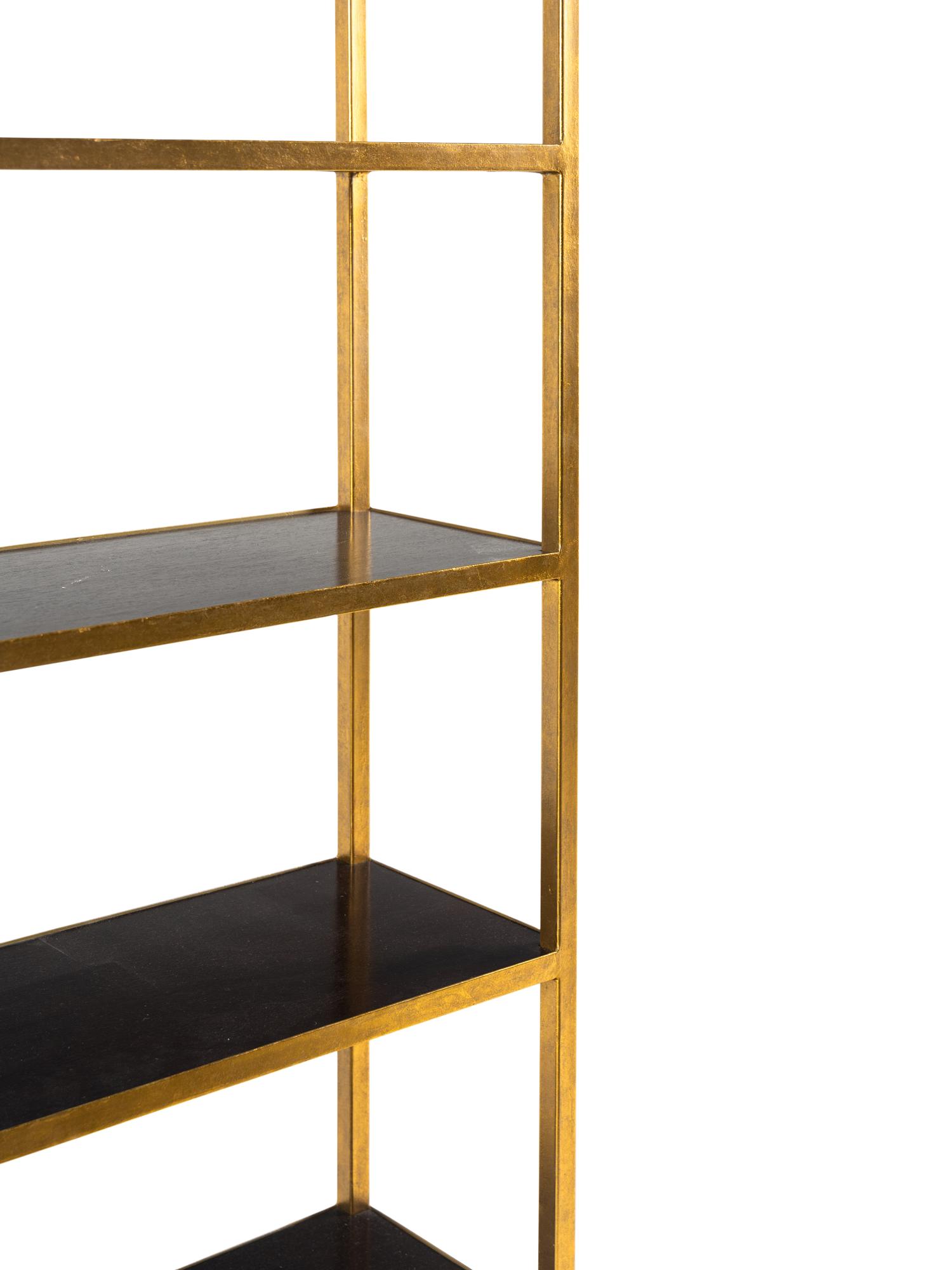 A Gilt Metal Étagère