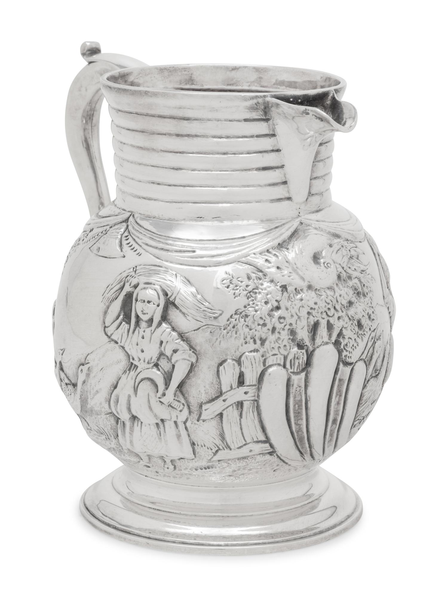 A George III Silver Beer Jug
