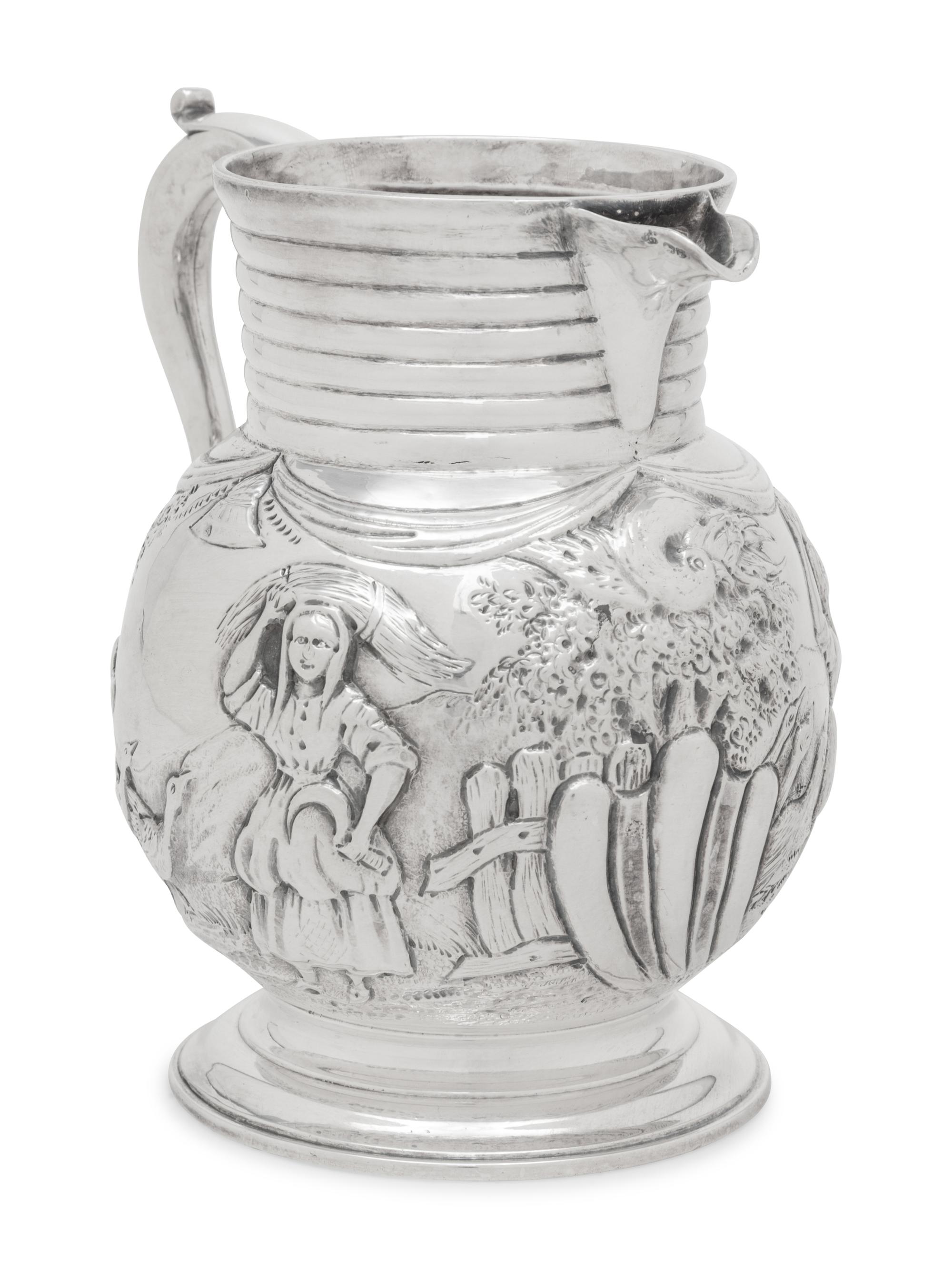 A George III Silver Beer Jug