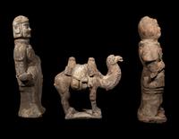 Three Chinese Pottery Figures
