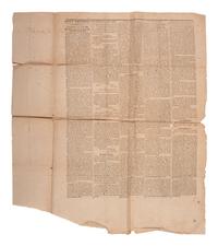 [CIVIL WAR]. Two Southern newspapers covering the evacuation and capture of Richmond, featuring a 15 April 1865 newspaper covering Lincoln's visit to Richmond but unaware of his assassination.