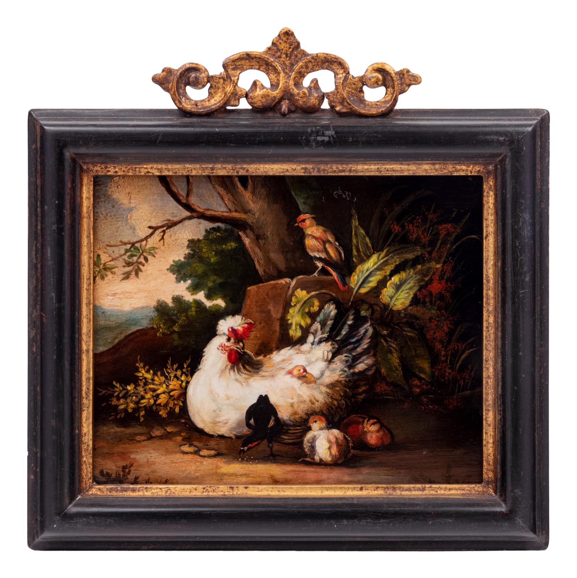 A group of six paintings depicting fowl (18th/19th Century)