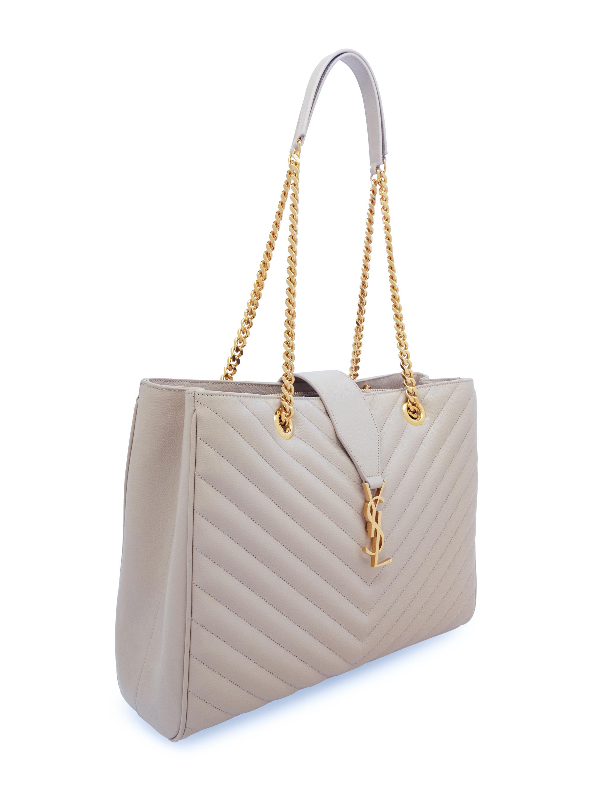Saint Laurent Monogram Matelassé Shoulder Tote