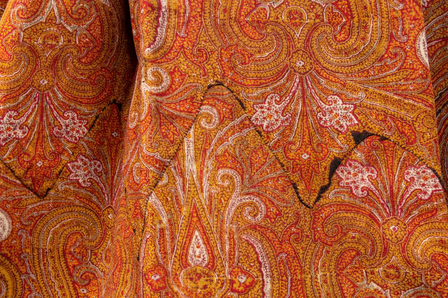 Two Mid-Victorian Dressing Gowns / Robes, 1860-70s