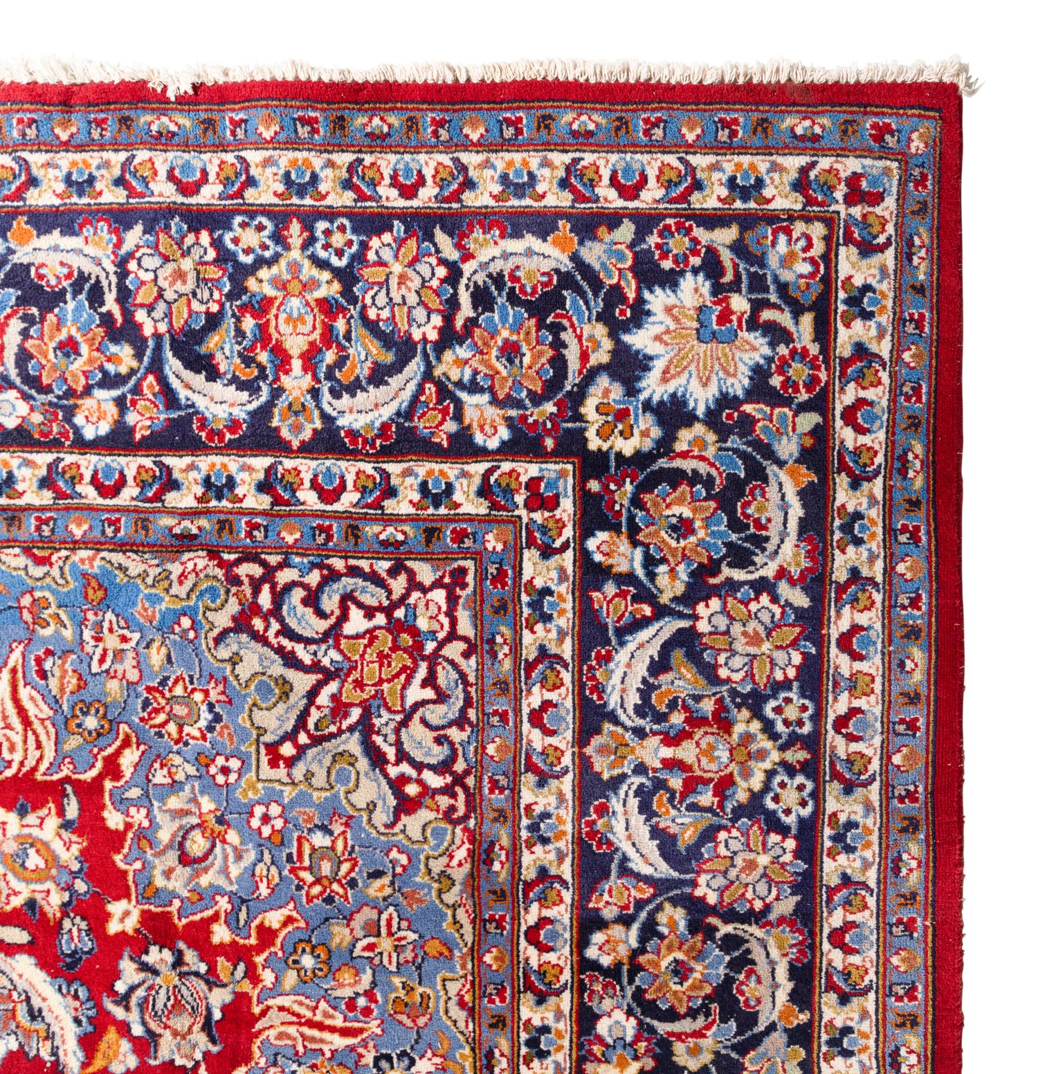 A Kashan Wool Rug