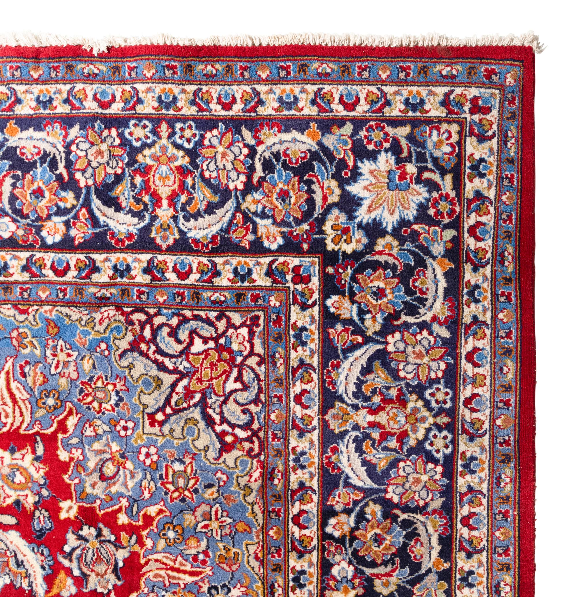A Kashan Wool Rug