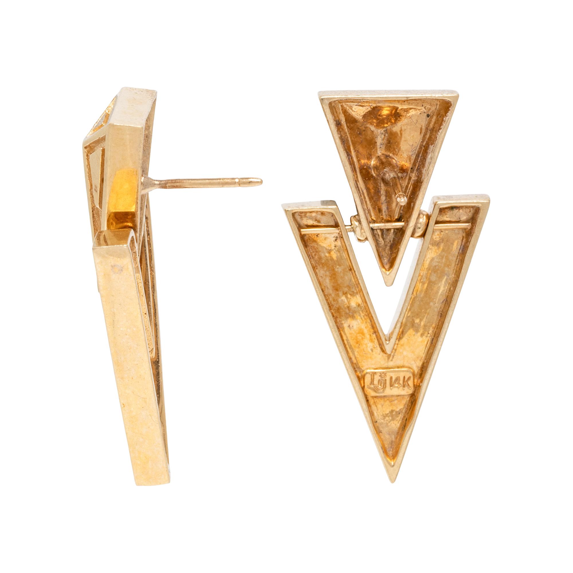 YELLOW GOLD EARRINGS