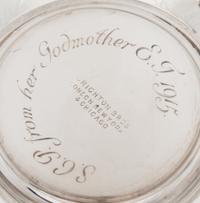 An English Silver Creamer and Sugar
