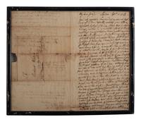 CHANCELLOR, Dr. William (1727-1762). Autograph letter signed ("Wm. Chancellor"), with reference to the transatlantic slave trade. London. 1 September 1761.