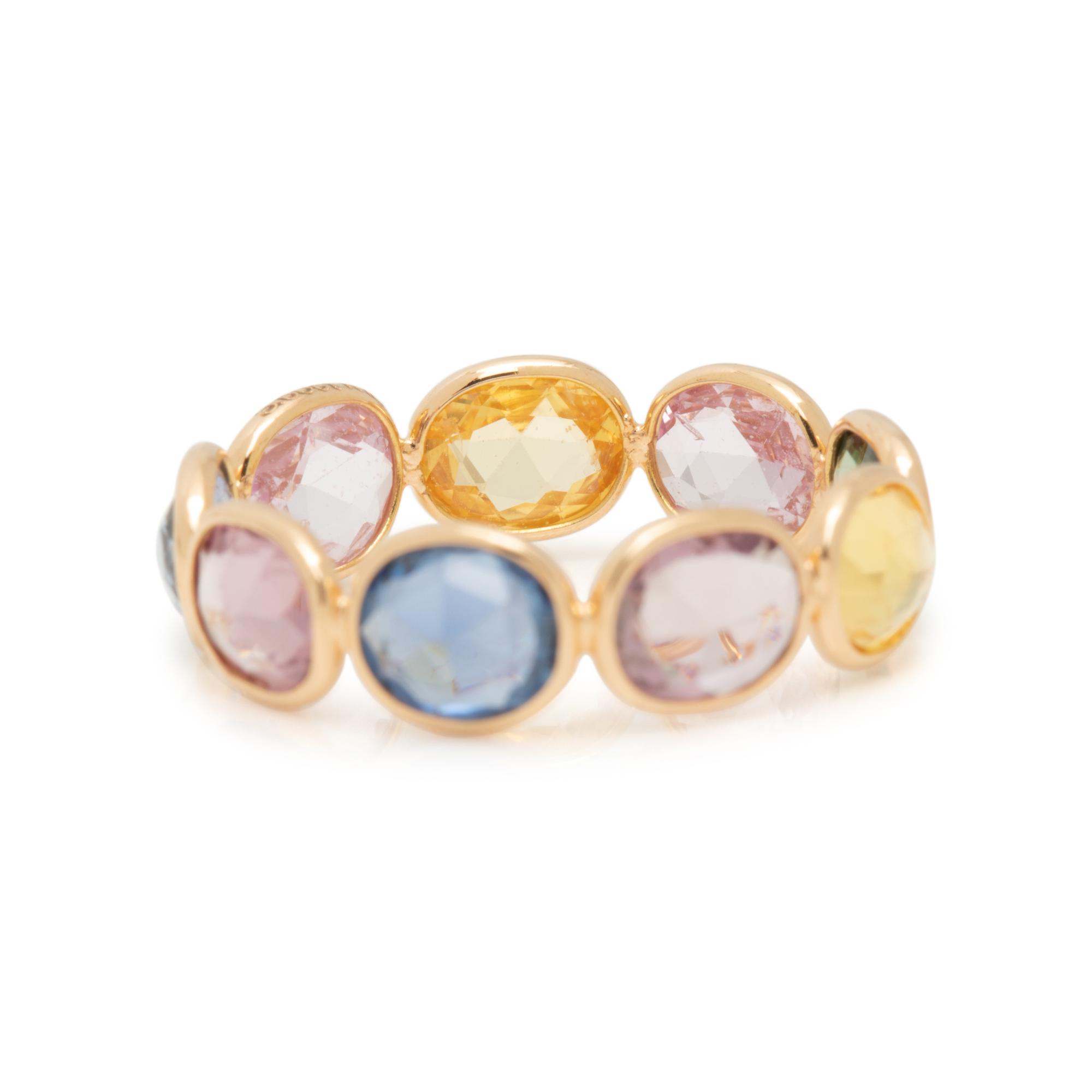 MULTICOLOR SAPPHIRE BAND