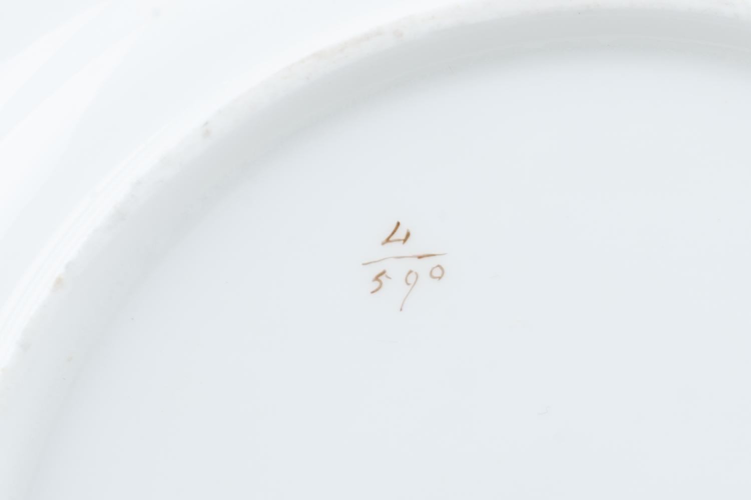 An English Porcelain Dessert Service