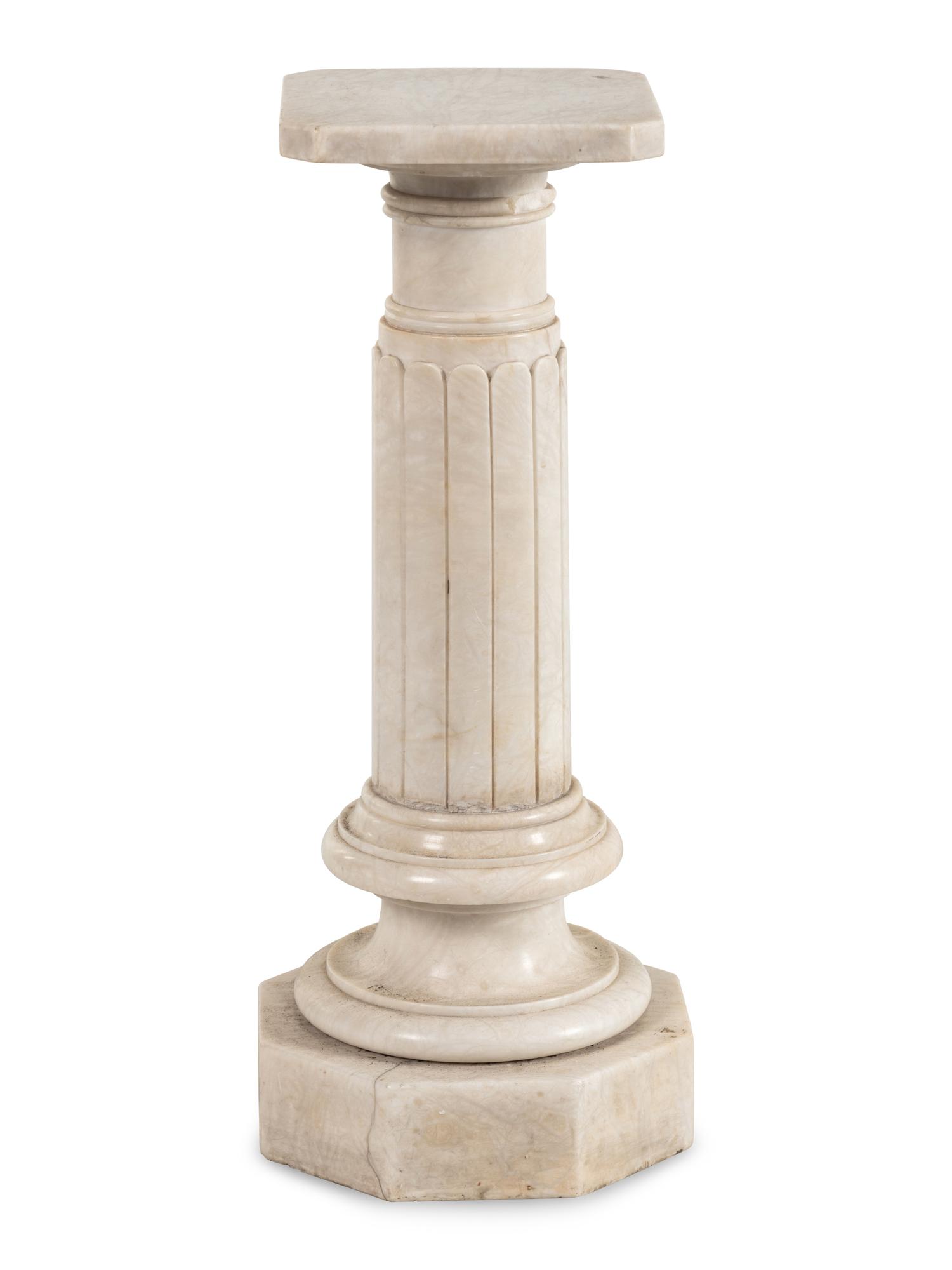 A Continental Marble Pedestal