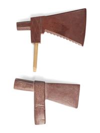 Western Great Lakes Tomahawk-shaped Pipe Bowls