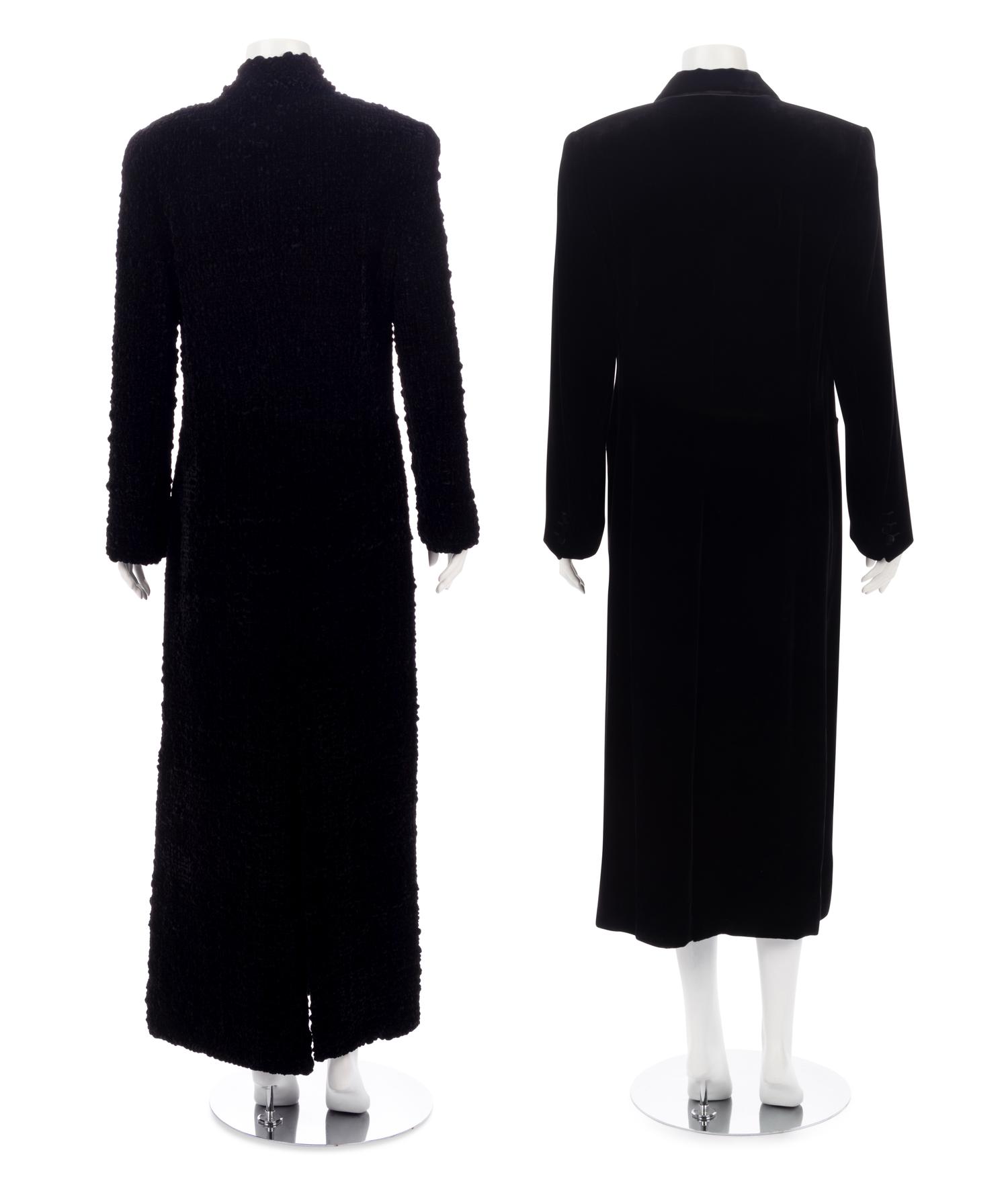 Five Designer Coats: Four Giorgio Armani, One Salvatore Ferragamo