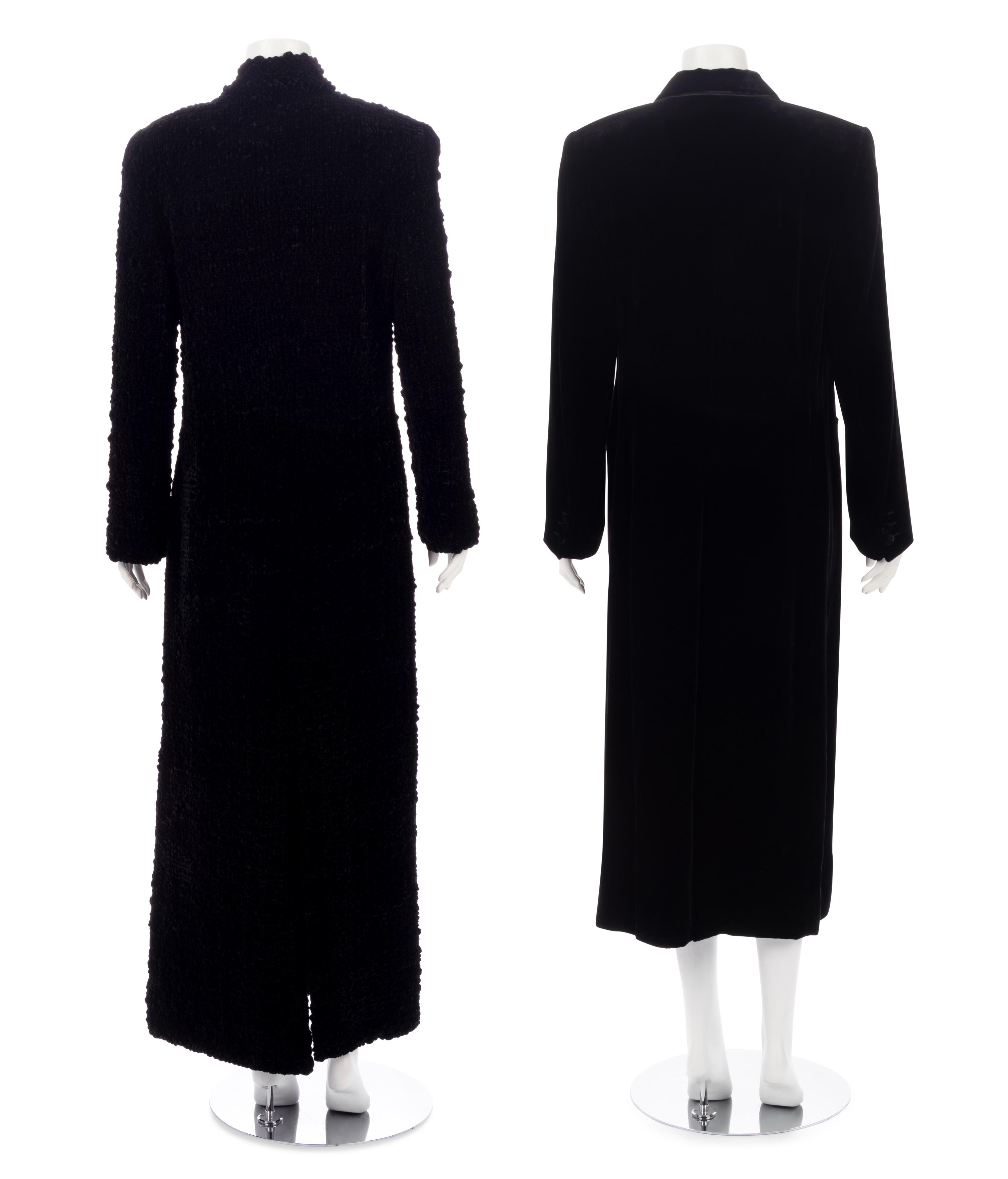 Five Designer Coats: Four Giorgio Armani, One Salvatore Ferragamo